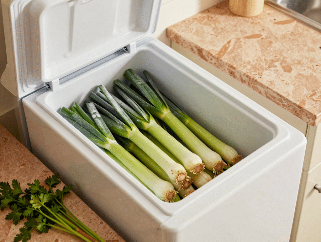 Boîte de parures de légumes congelées prêtes pour le bouillon
